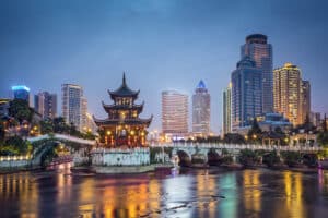 Photo de buildings en chine