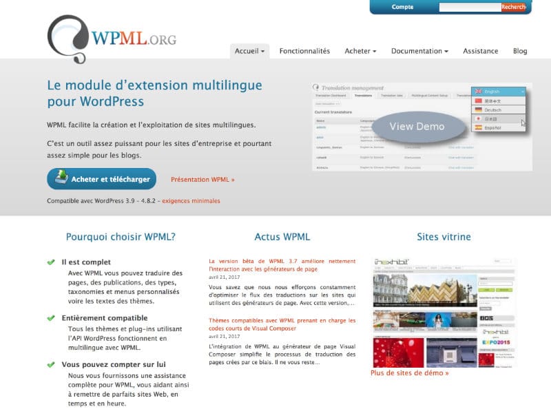 wpml page